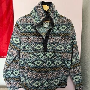 Billabong Multicolor Zip Up Sweater